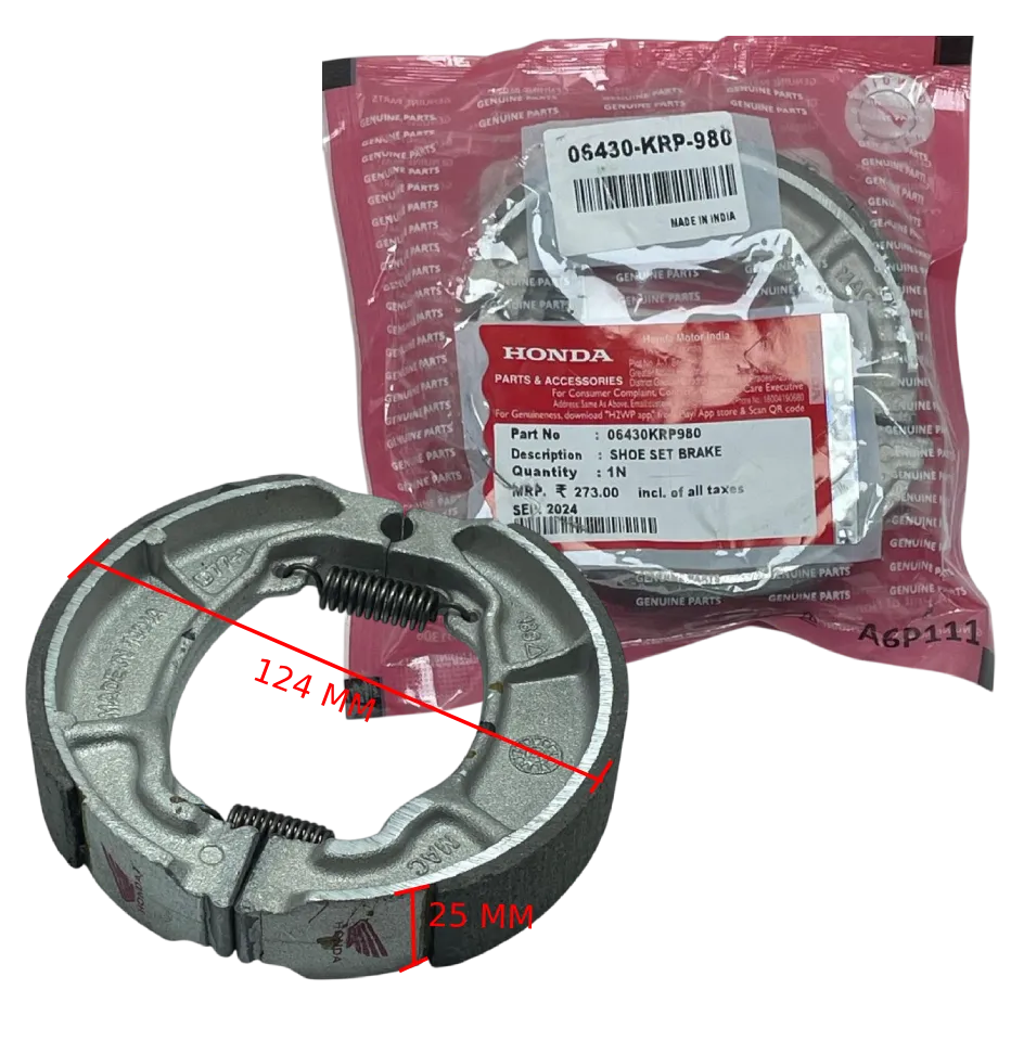 BALATA HONDA ACTİVA BEAT CBF SPACY ALPHA PCX ARKA FREN BALATA ORJİNAL